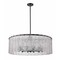 Z-Lite Glacier Chandelier, 12-Light, 32.5 In.W x 12 In.H, Matte Black/Clear 1943P32-MB - alternate 7